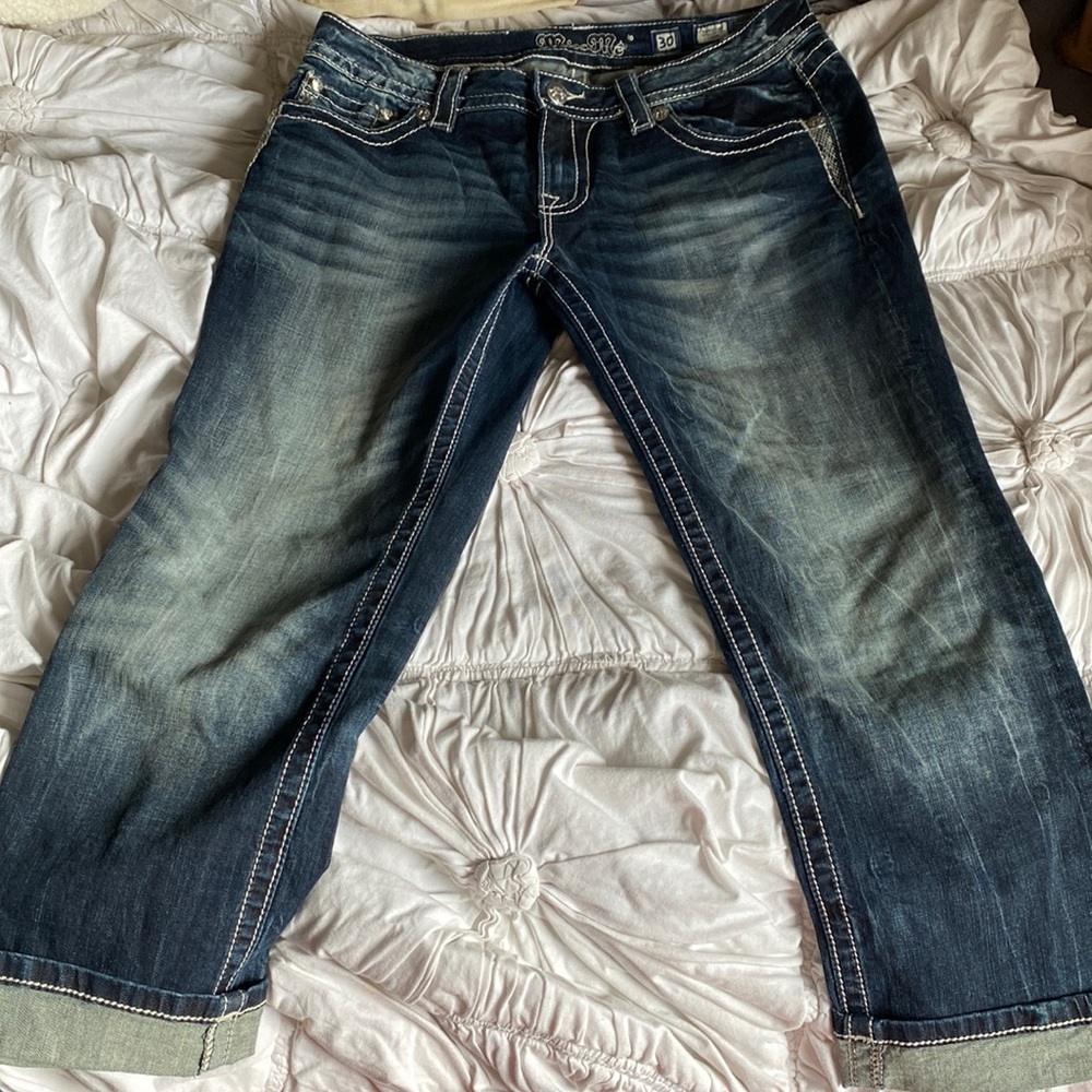 Miss Me Crop Jeans